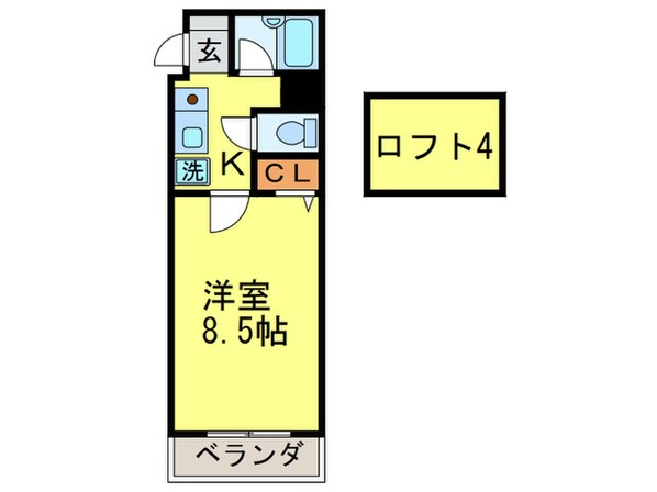 コンドミニアム医生ヶ丘Ⅲの物件間取画像